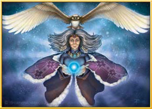 This Shamanic Woman is offering you her healing combined with her ability to see into the unknown realms. And she is willing to guide you into a future where you are healed and able to change your fate and rise up into your destiny. - completed in January 2014