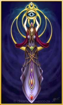 One of the great things that I get to do, is to make all things graphical for my mom, J&acirc;n&eacute;e and this is the backdrop for the oracle cards that she is intuiting. I will draw all the pictures for her as well, so watch this space guys. - completed March 2011