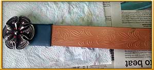 Leather Belt Description. - completed in June 2017
