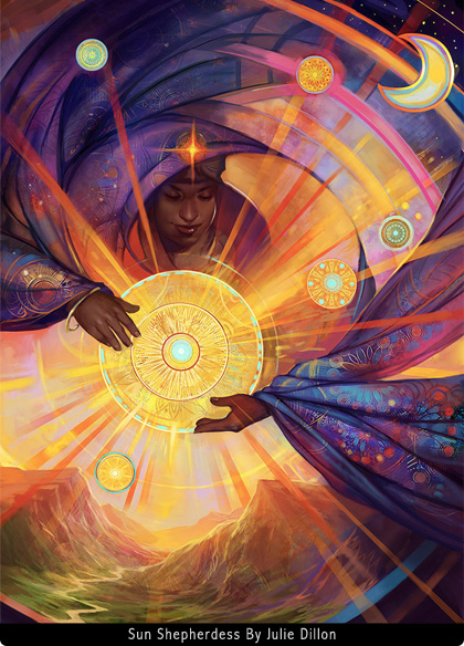 Sun Shepherdess By Julie Dillon